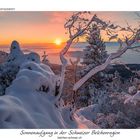 Sonnenaufgang beim Belchenhorn