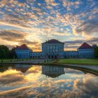 Sonnenaufgang beim Schloss Nymphenburg (2)