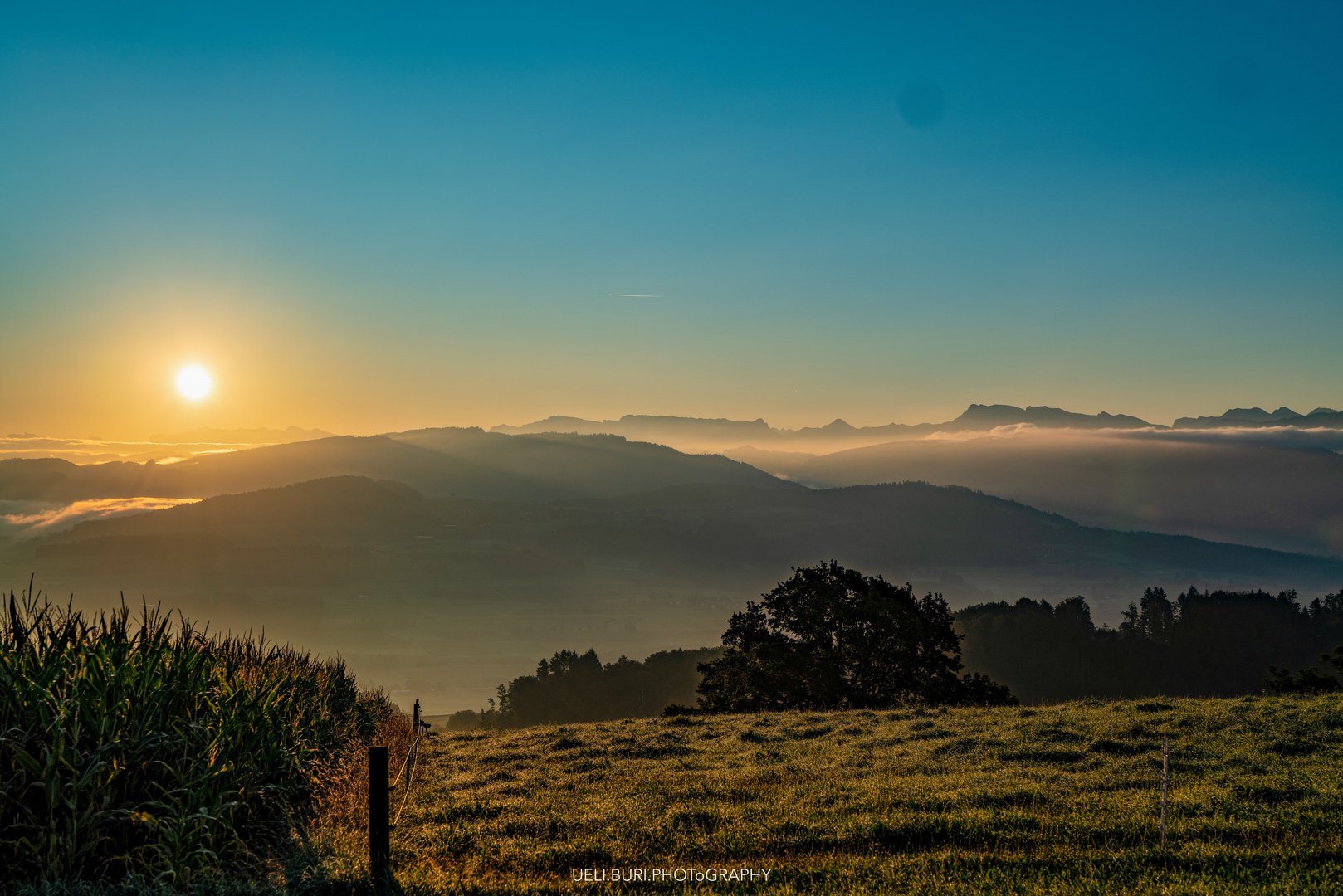 Sonnenaufgang Belpberg / BE