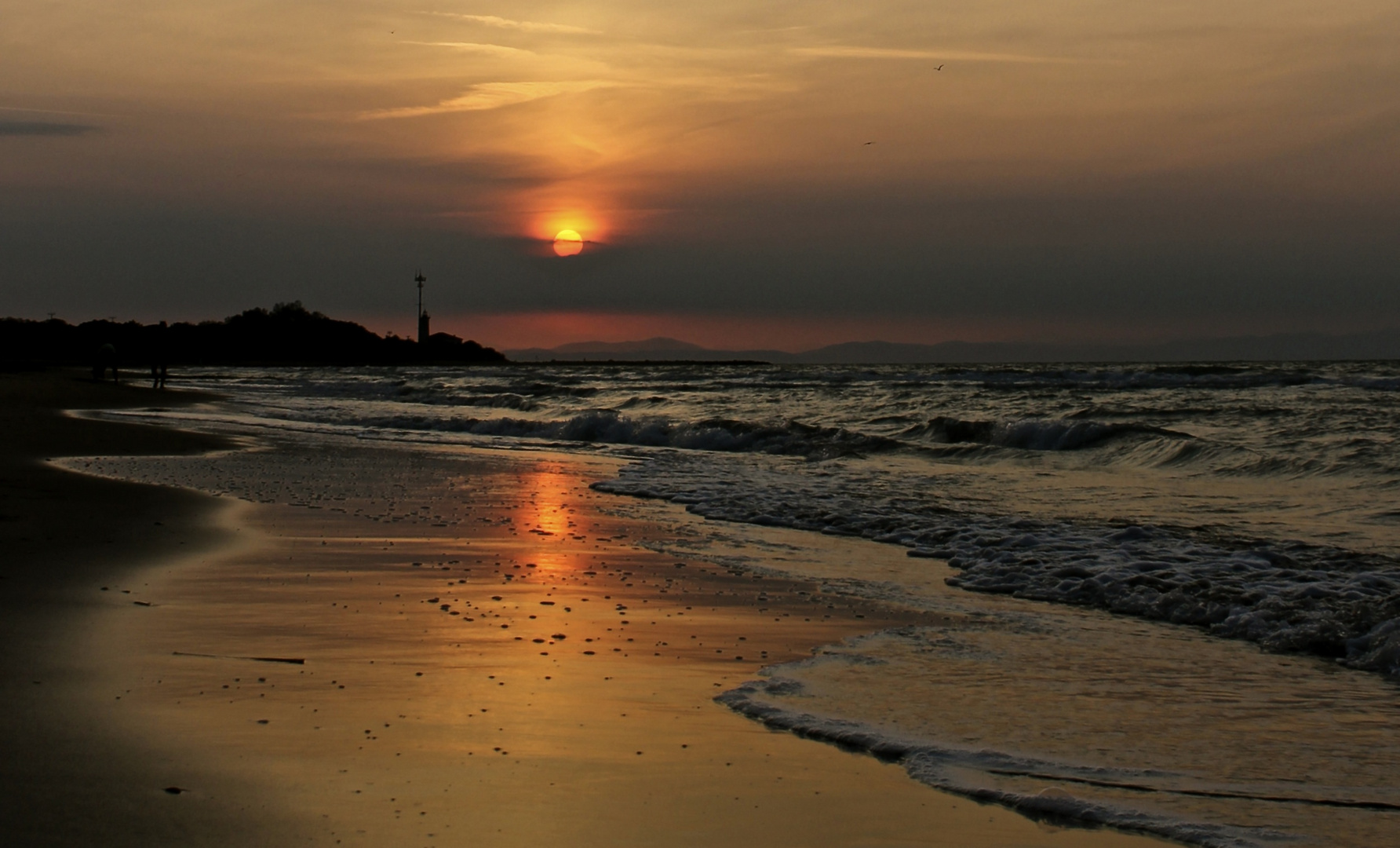 Sonnenaufgang - Bibione, Italien