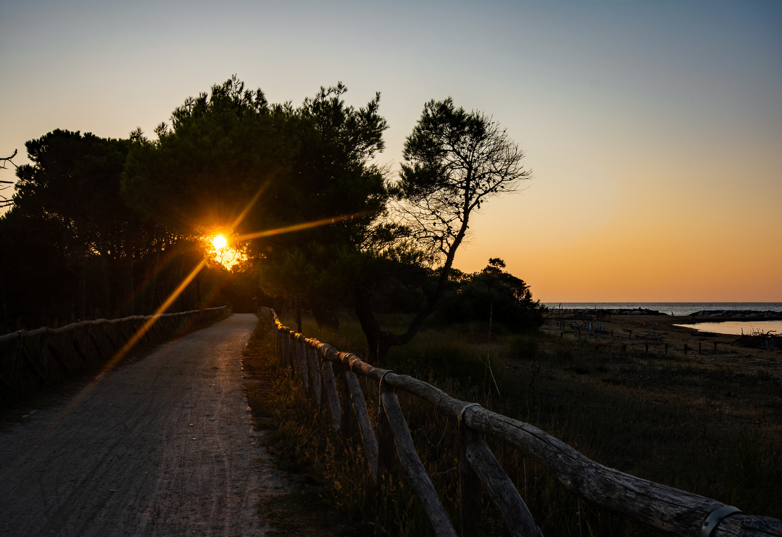 Sonnenaufgang (Bibione, Italien)