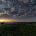 Sonnenaufgang: Blick von Schlaitdorf 