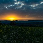 Sonnenaufgang: Blick von Schlaitdorf 