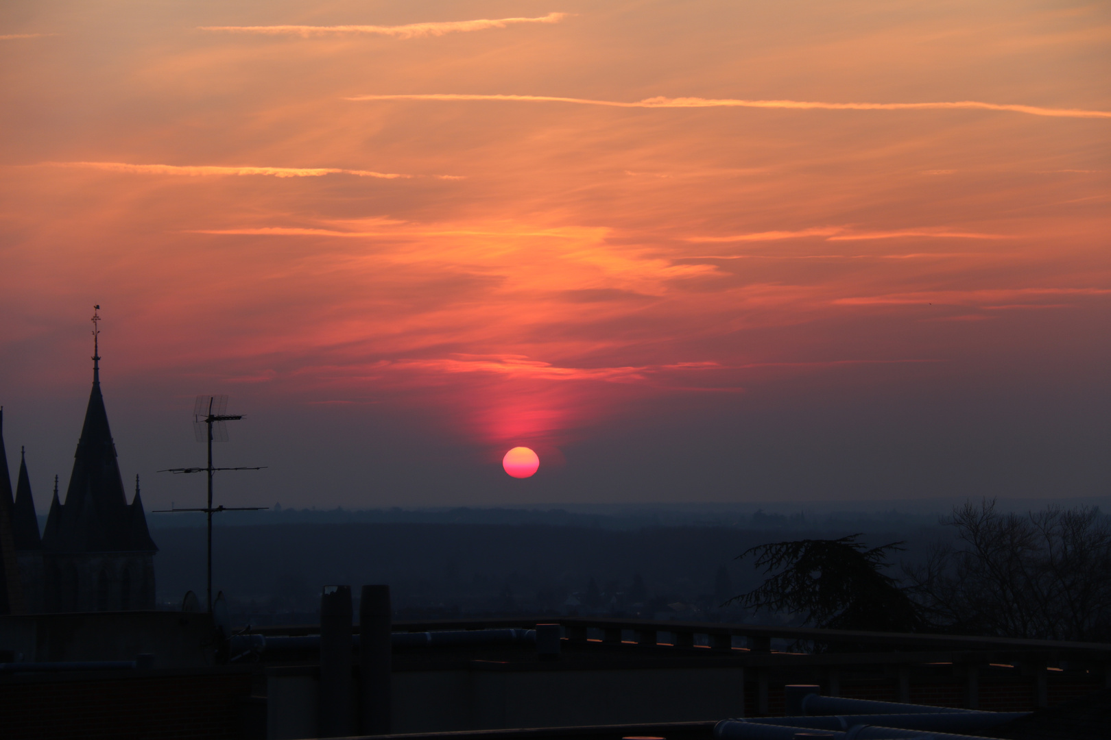 Sonnenaufgang Blois