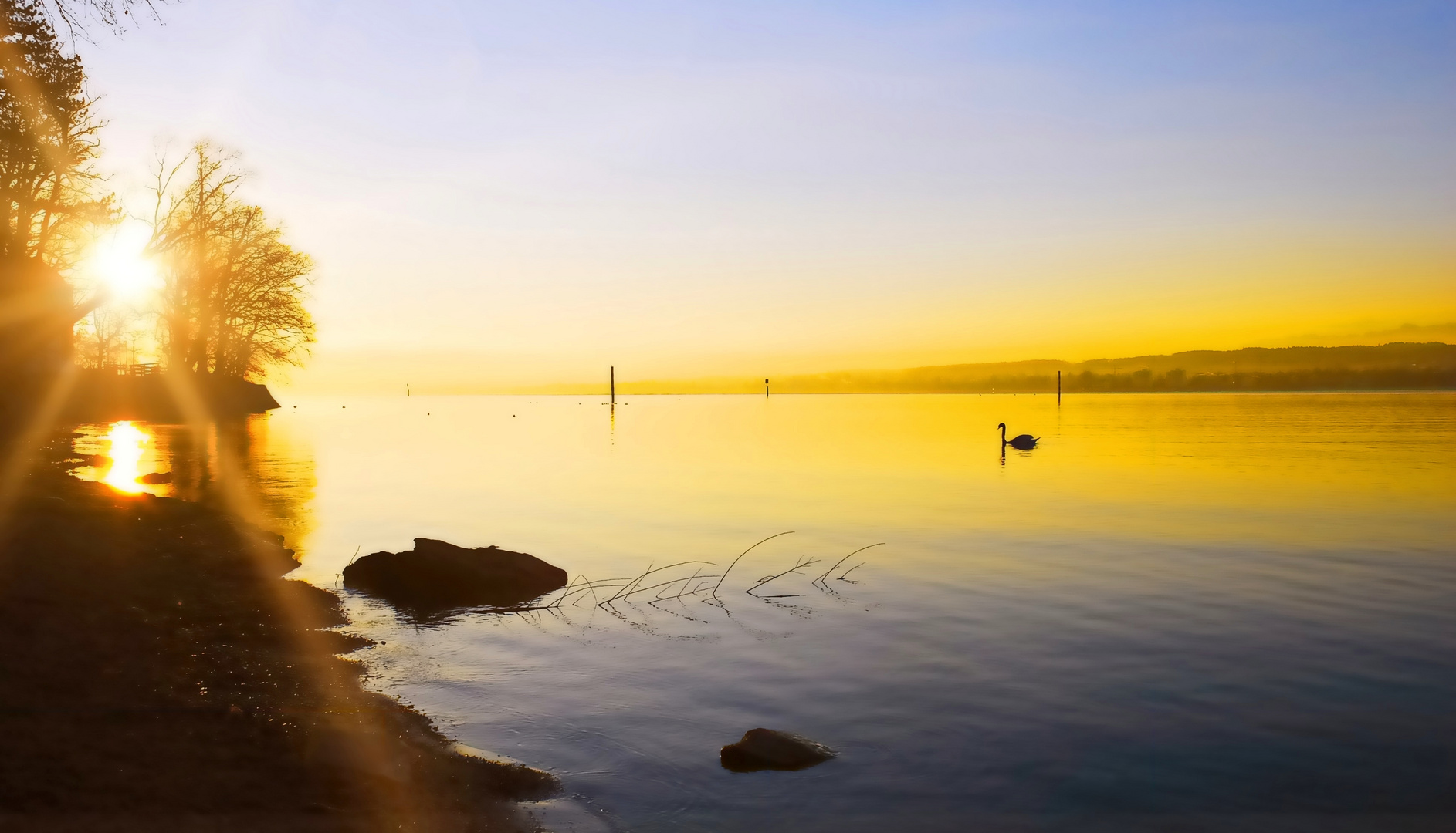 Sonnenaufgang Bodensee