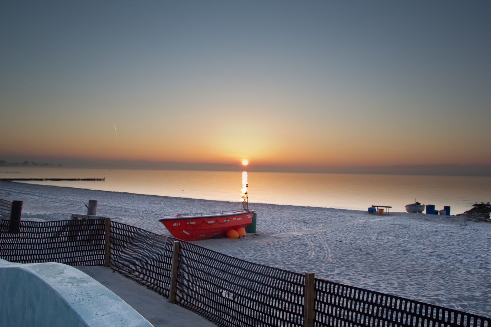 Sonnenaufgang Boot