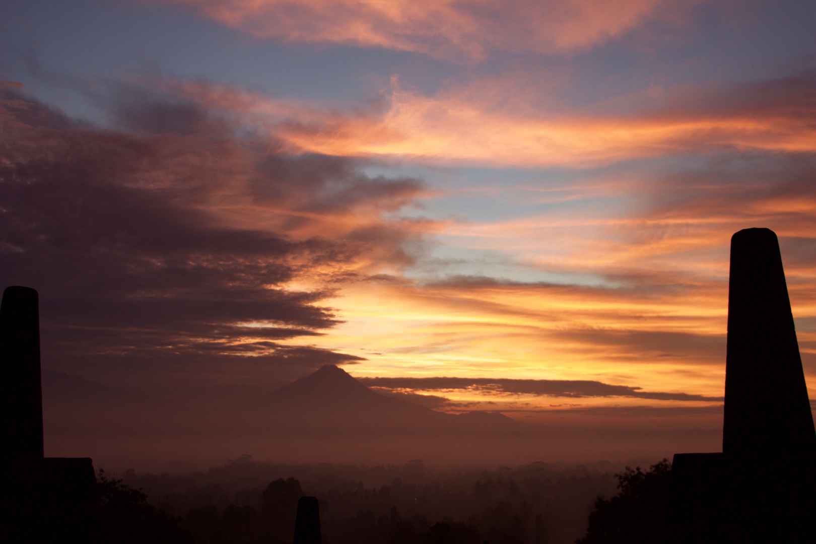 Sonnenaufgang Borobodur