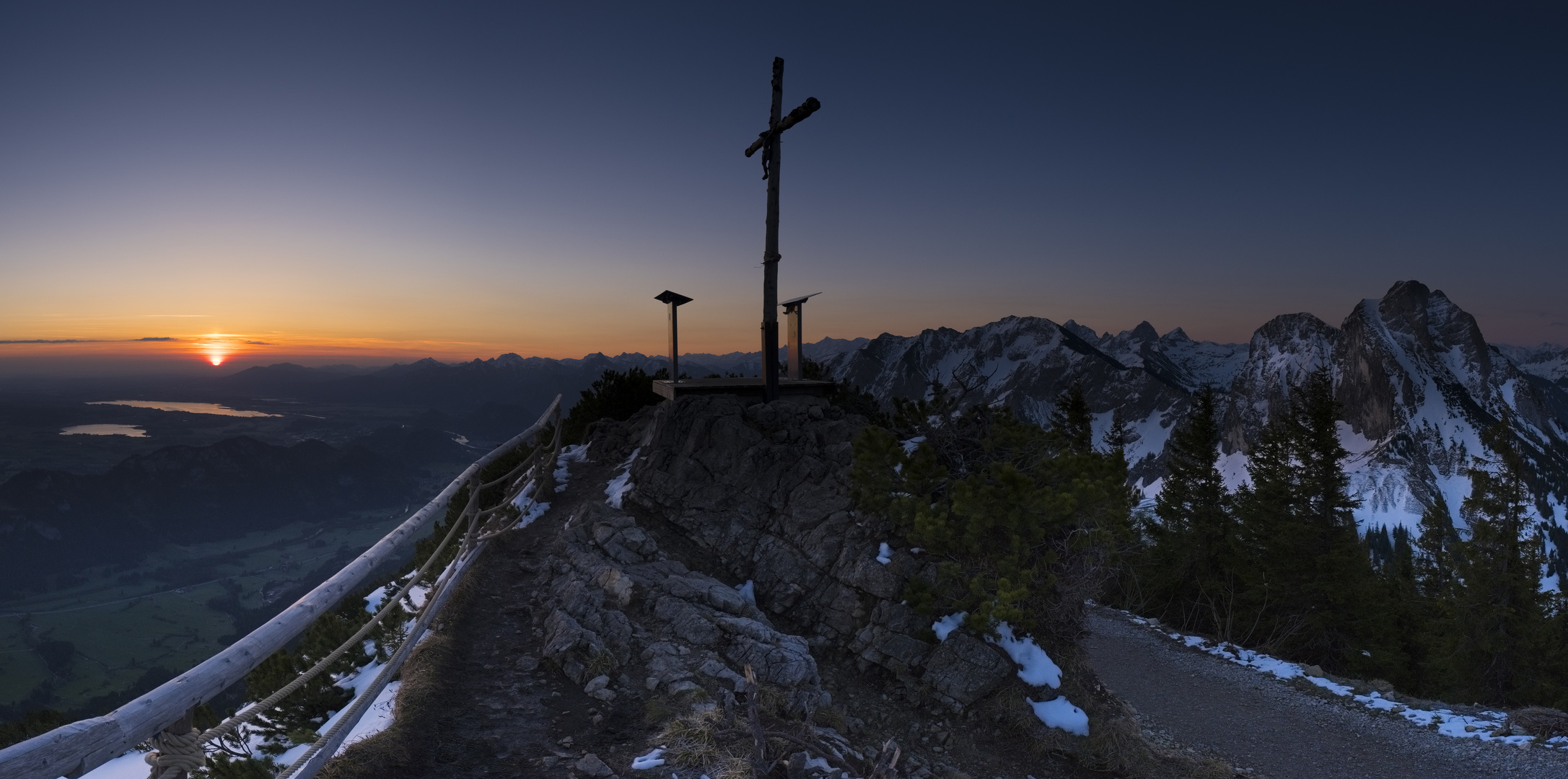 Sonnenaufgang Breitenberg (Allgäu)