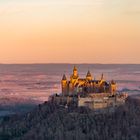 Sonnenaufgang, Burg Hohenzollern, Hechingen