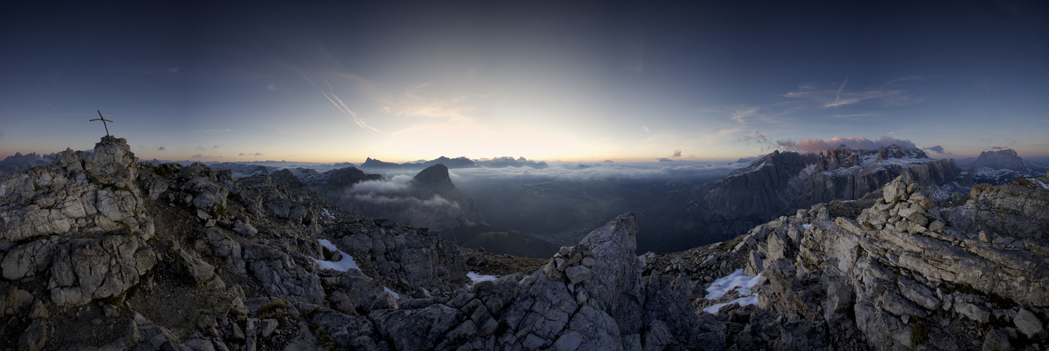 Sonnenaufgang Col Ciampac