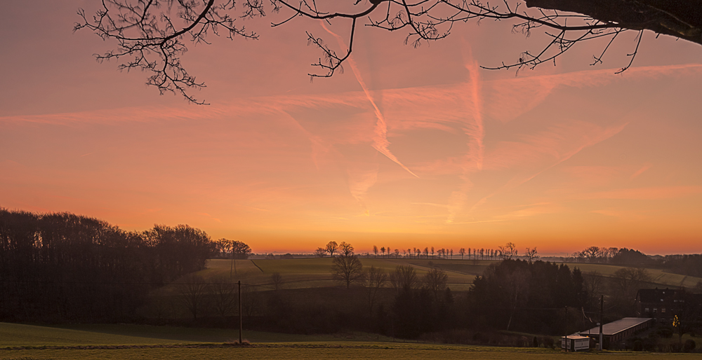 Sonnenaufgang . . .