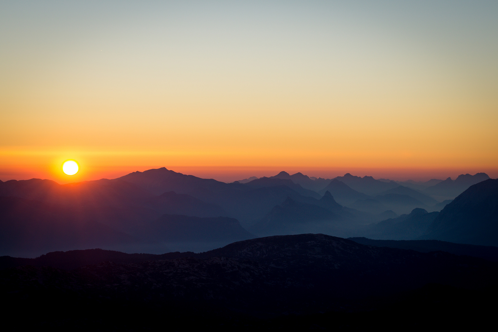 Sonnenaufgang Dachstein / 3