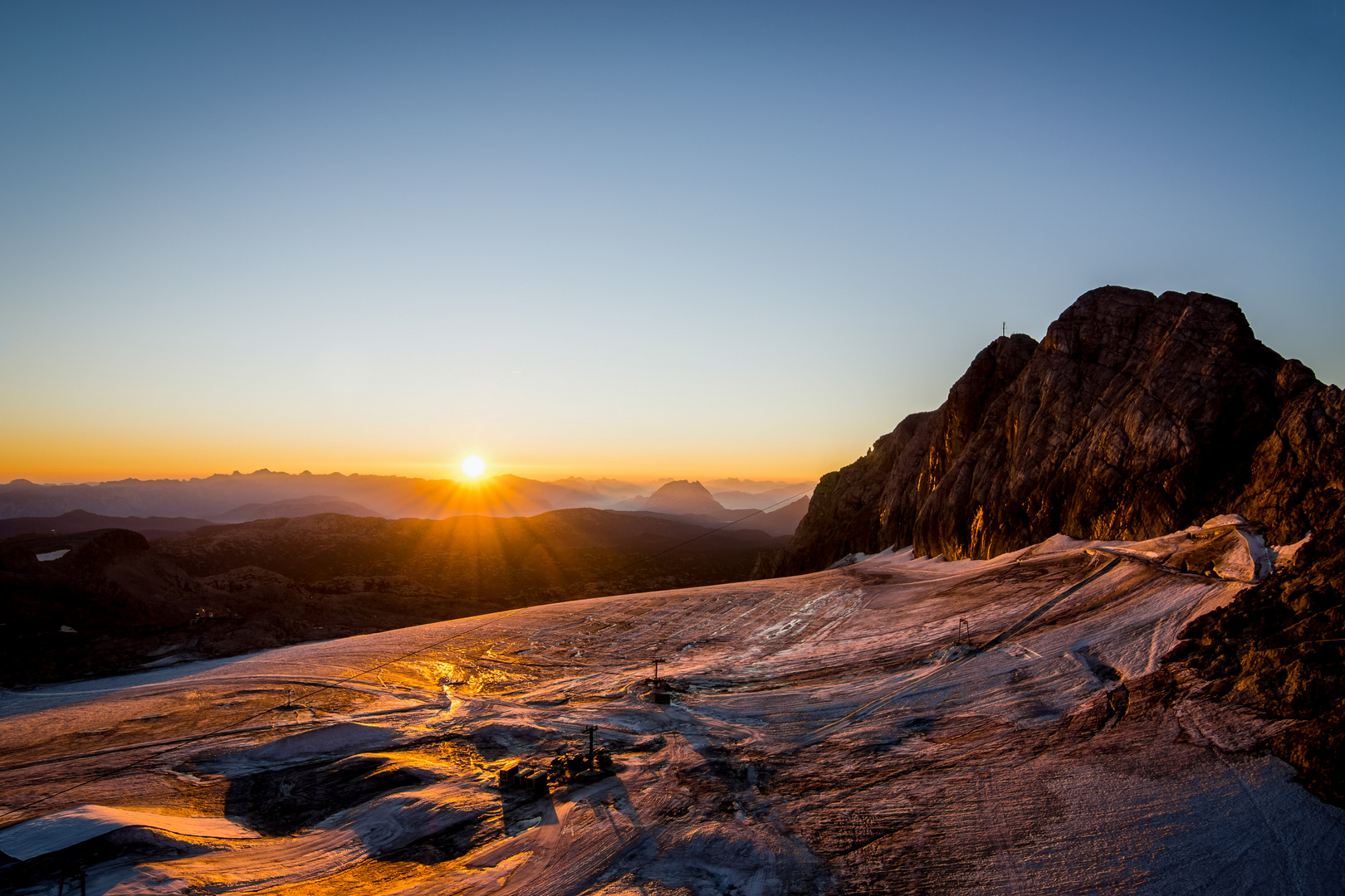 Sonnenaufgang Dachstein / 5