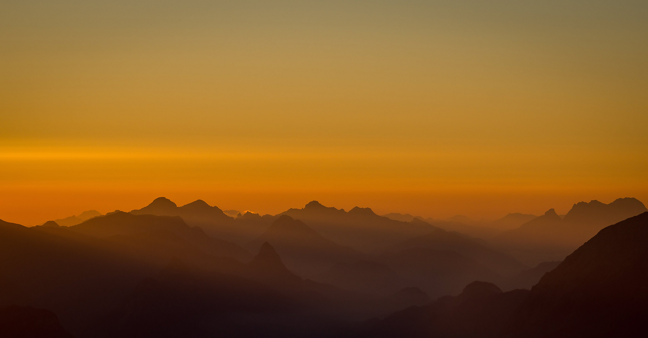 Sonnenaufgang Dachstein / 6