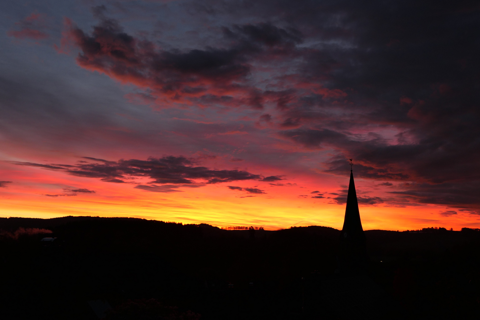 Sonnenaufgang - das schaffe ich nur im Winter ;-)