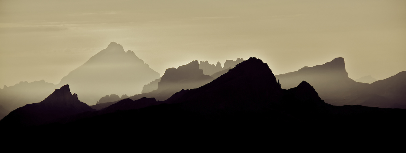 Sonnenaufgang Dolomiten