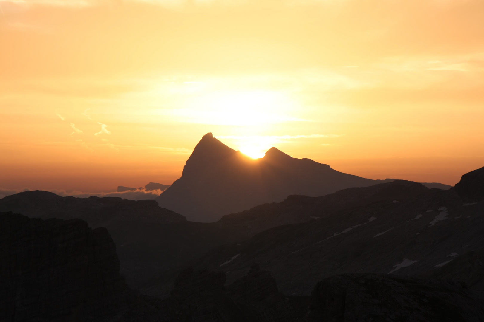 Sonnenaufgang - Dolomiten - Zehner/Neunerspitze