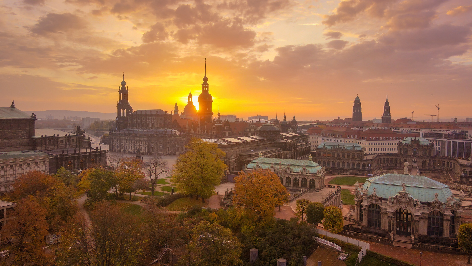 Sonnenaufgang Dresden