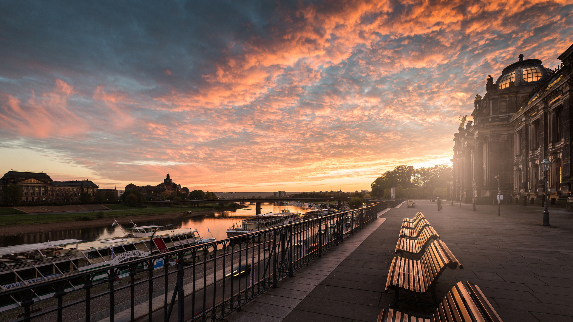 Sonnenaufgang Dresden