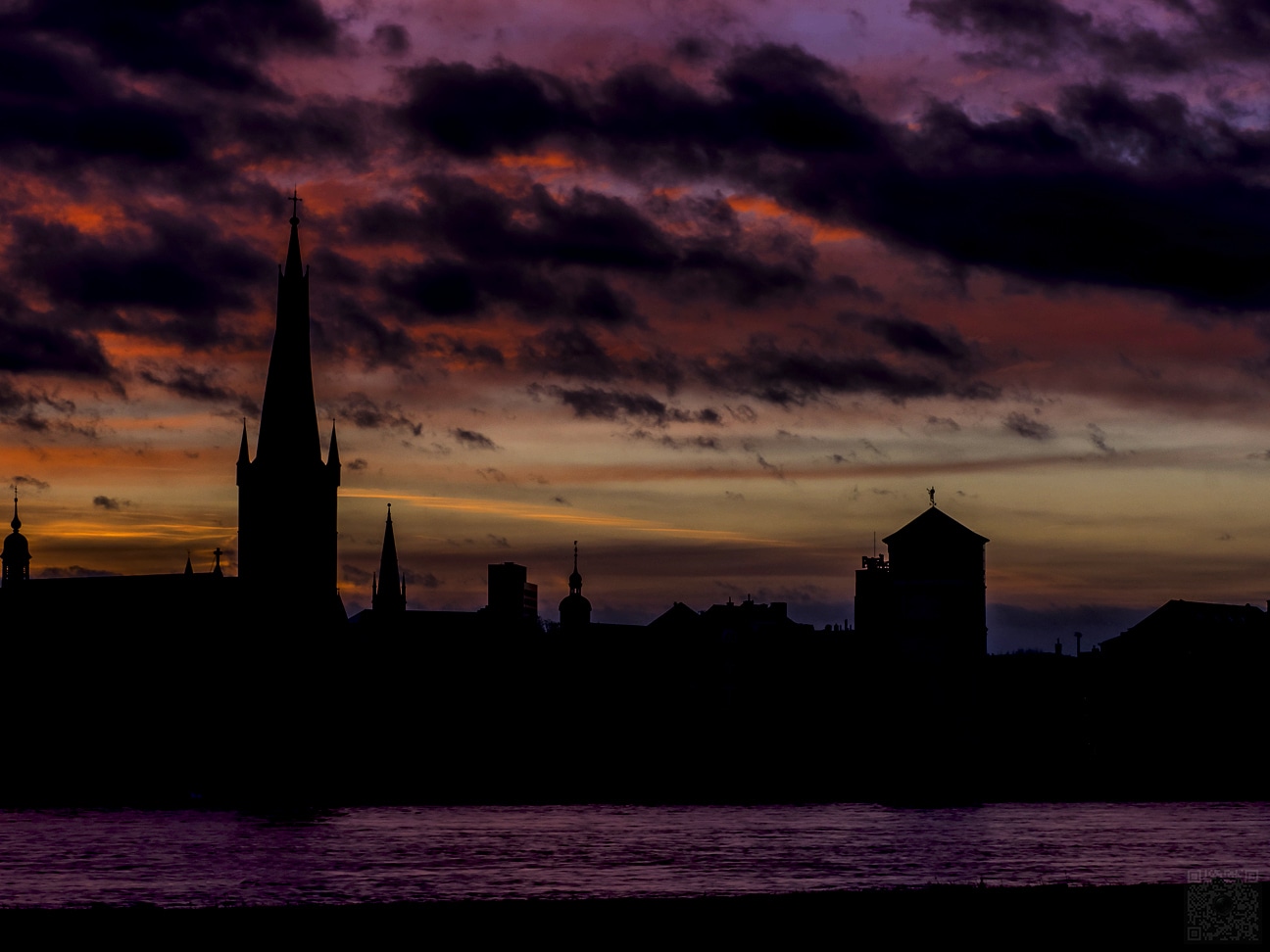 Sonnenaufgang Düsseldorf