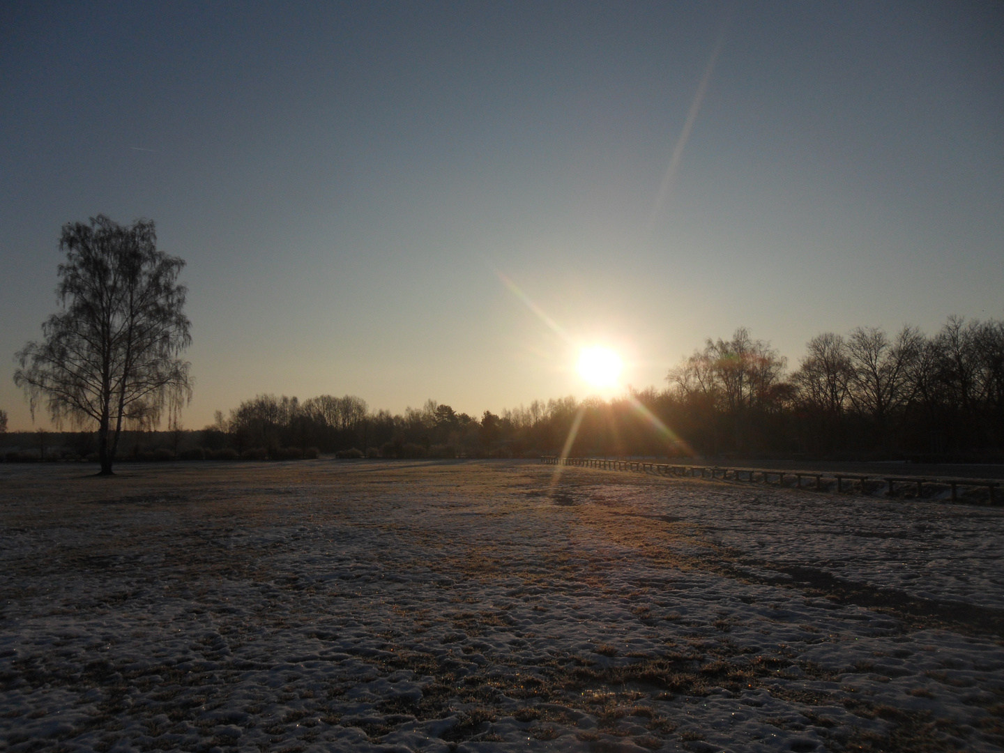 Sonnenaufgang Exerzierplatz