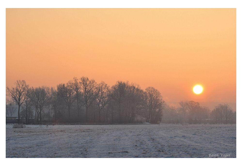 Sonnenaufgang...