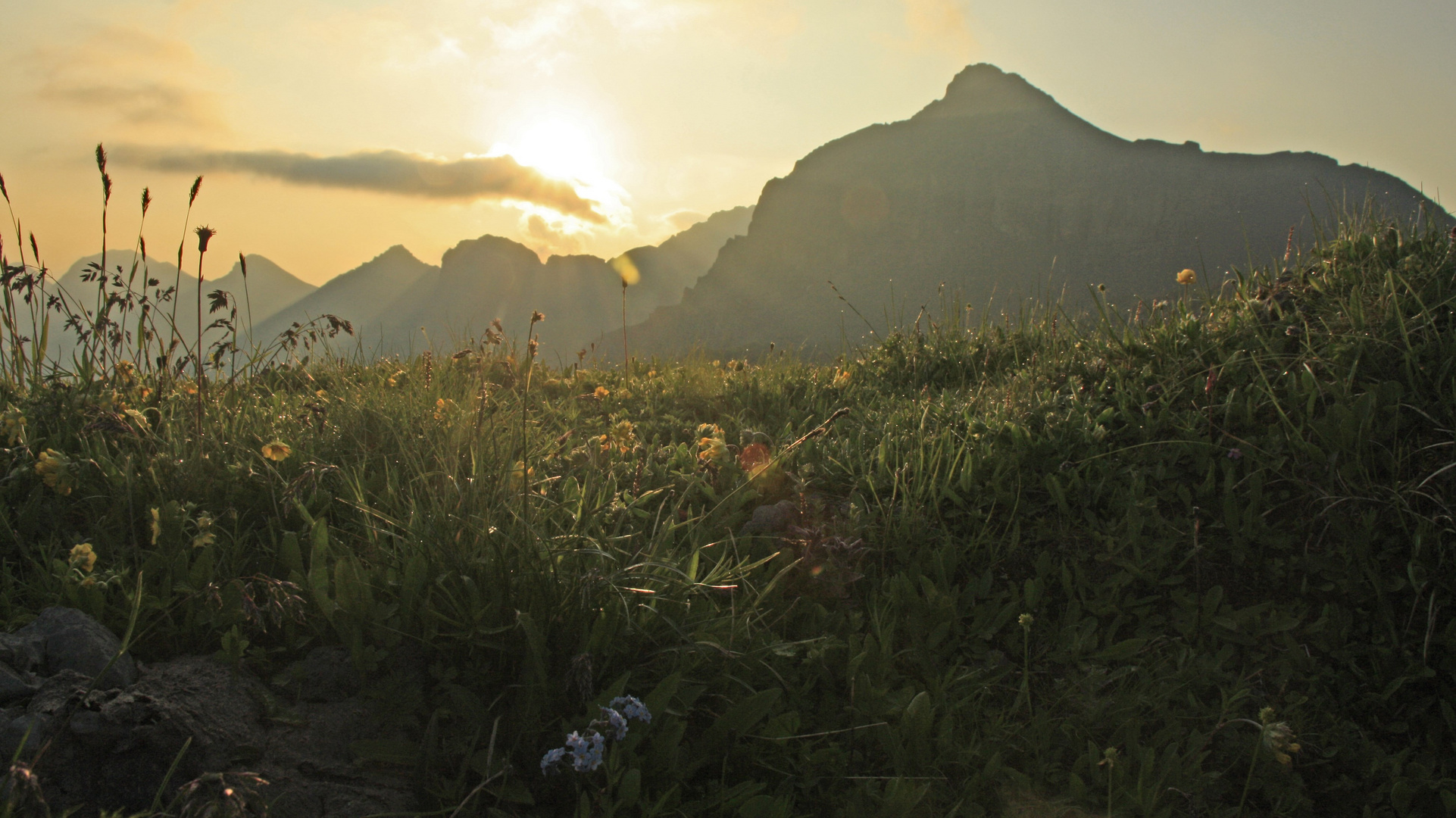 Sonnenaufgang Fanggekarspitze