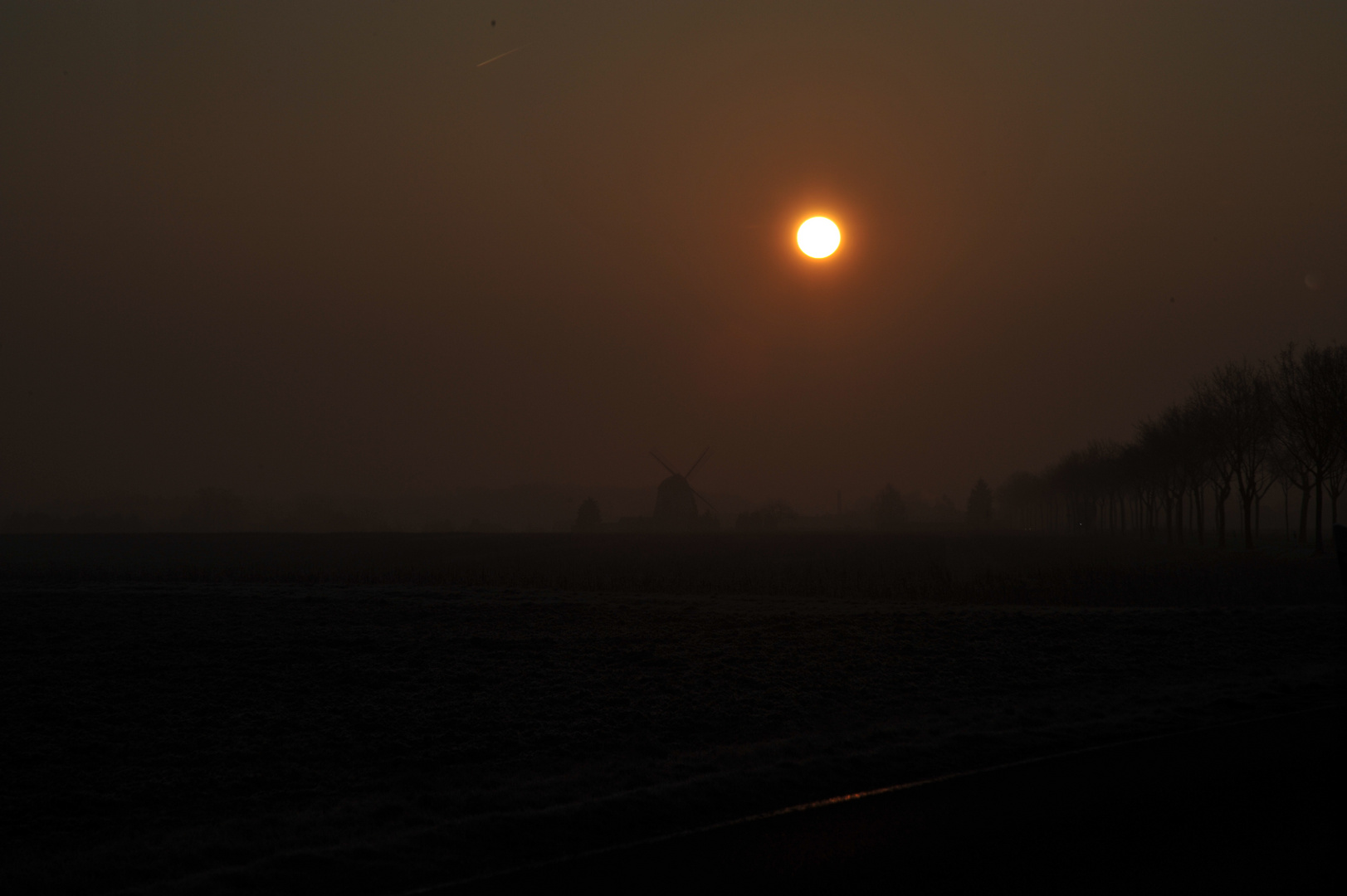 Sonnenaufgang Februar