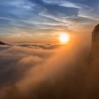 Sonnenaufgang Festung Königstein