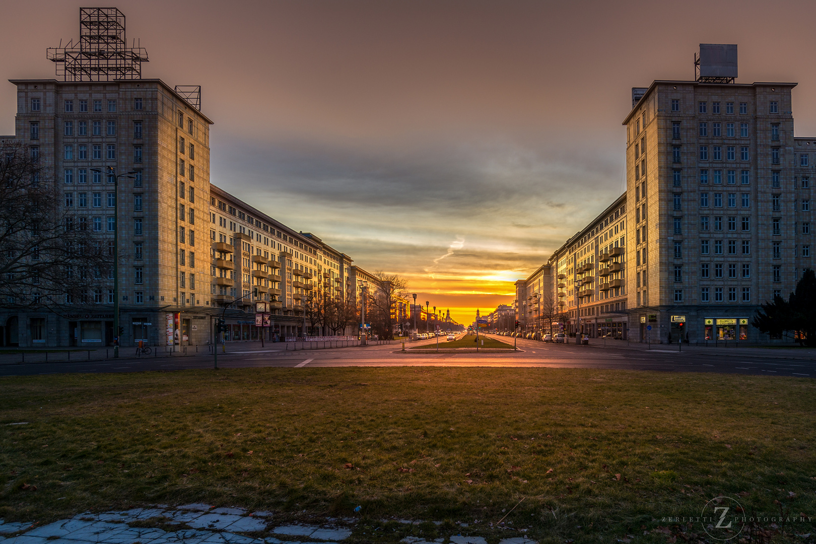 Sonnenaufgang Frankfurter Allee