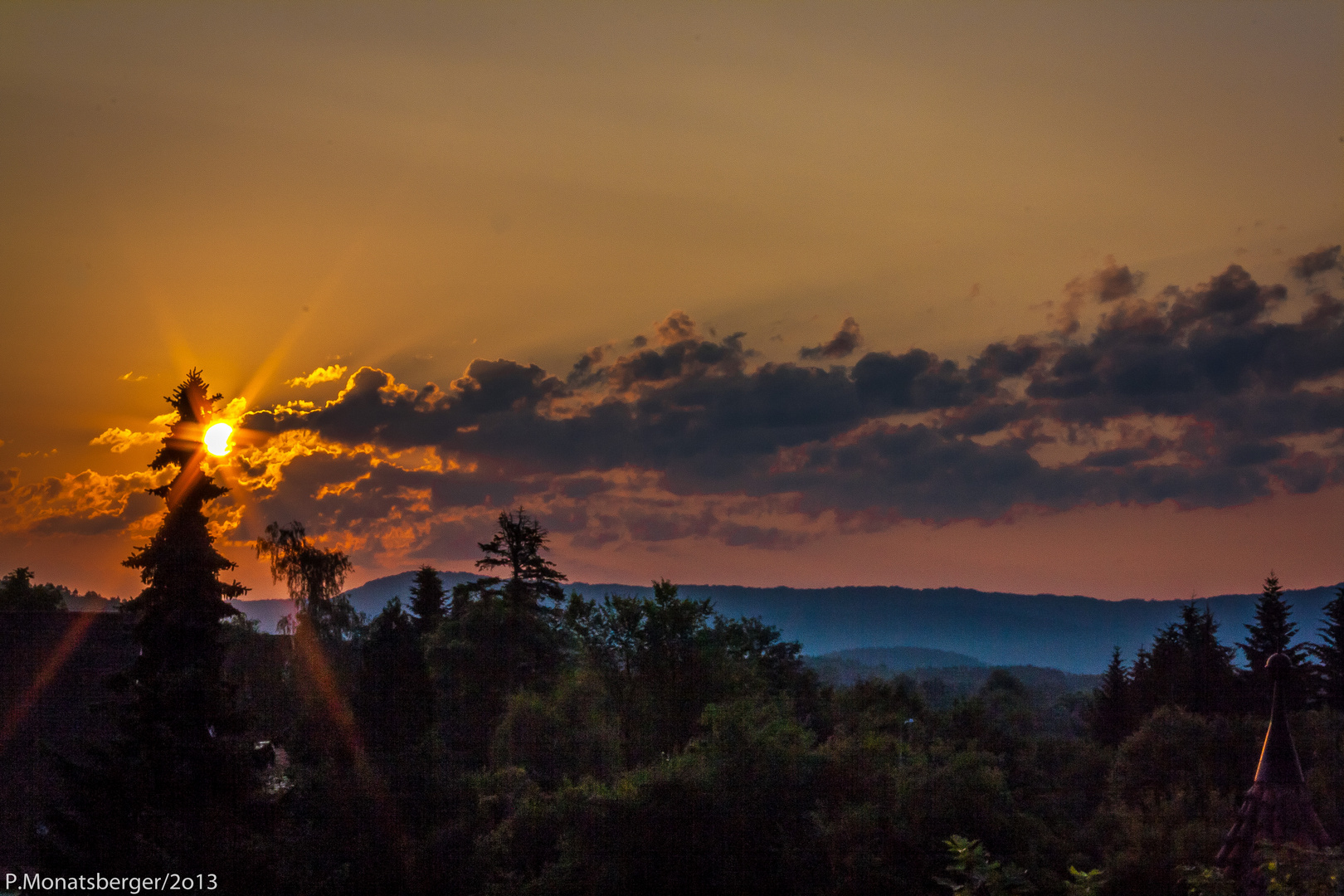 Sonnenaufgang früh morgens