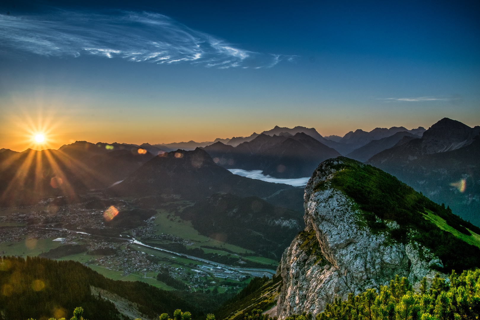 Sonnenaufgang Gaichtspitze