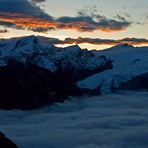 Sonnenaufgang Gandegghütte