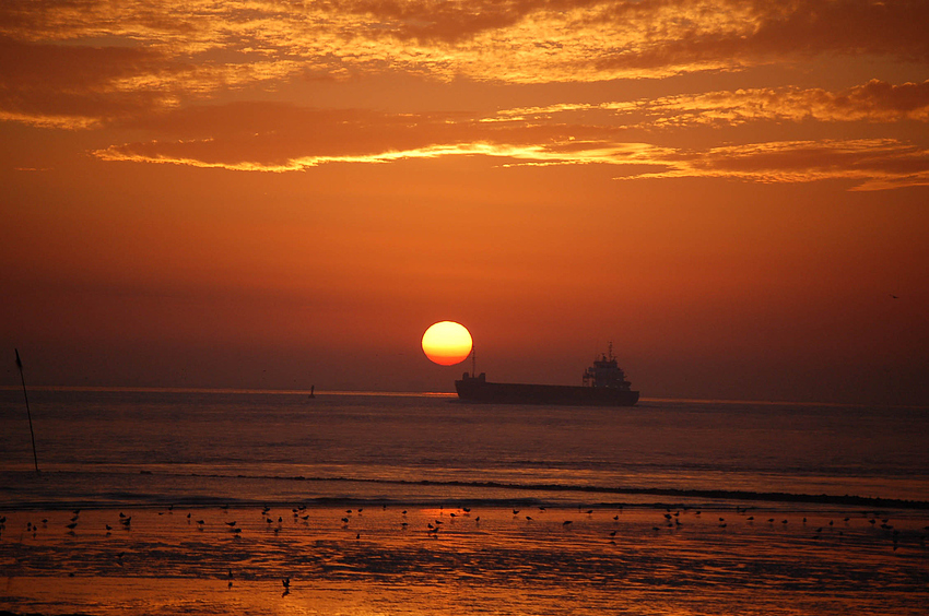 Sonnenaufgang ganz maritim