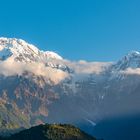 Sonnenaufgang, gesehen von Ghandruk 