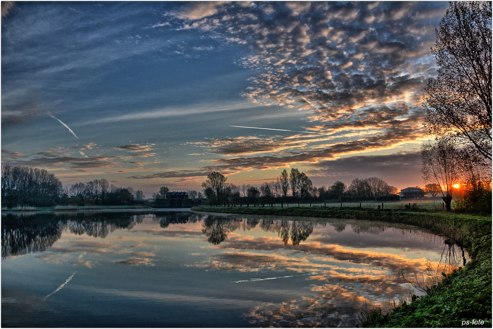 Sonnenaufgang-Giesbeek