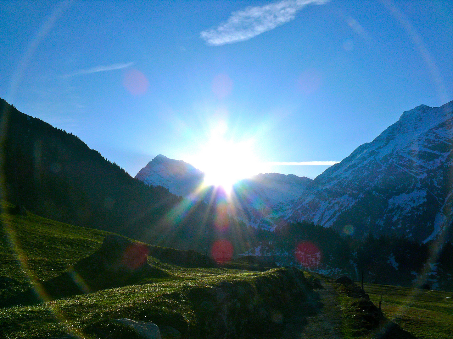 Sonnenaufgang , Golzern