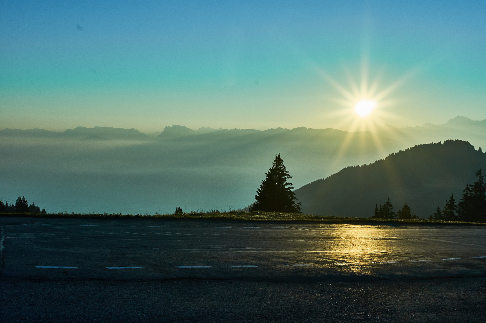 Sonnenaufgang Gurnigel