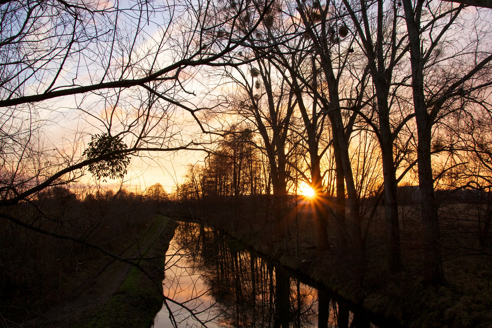 Sonnenaufgang GVZ Wustermark