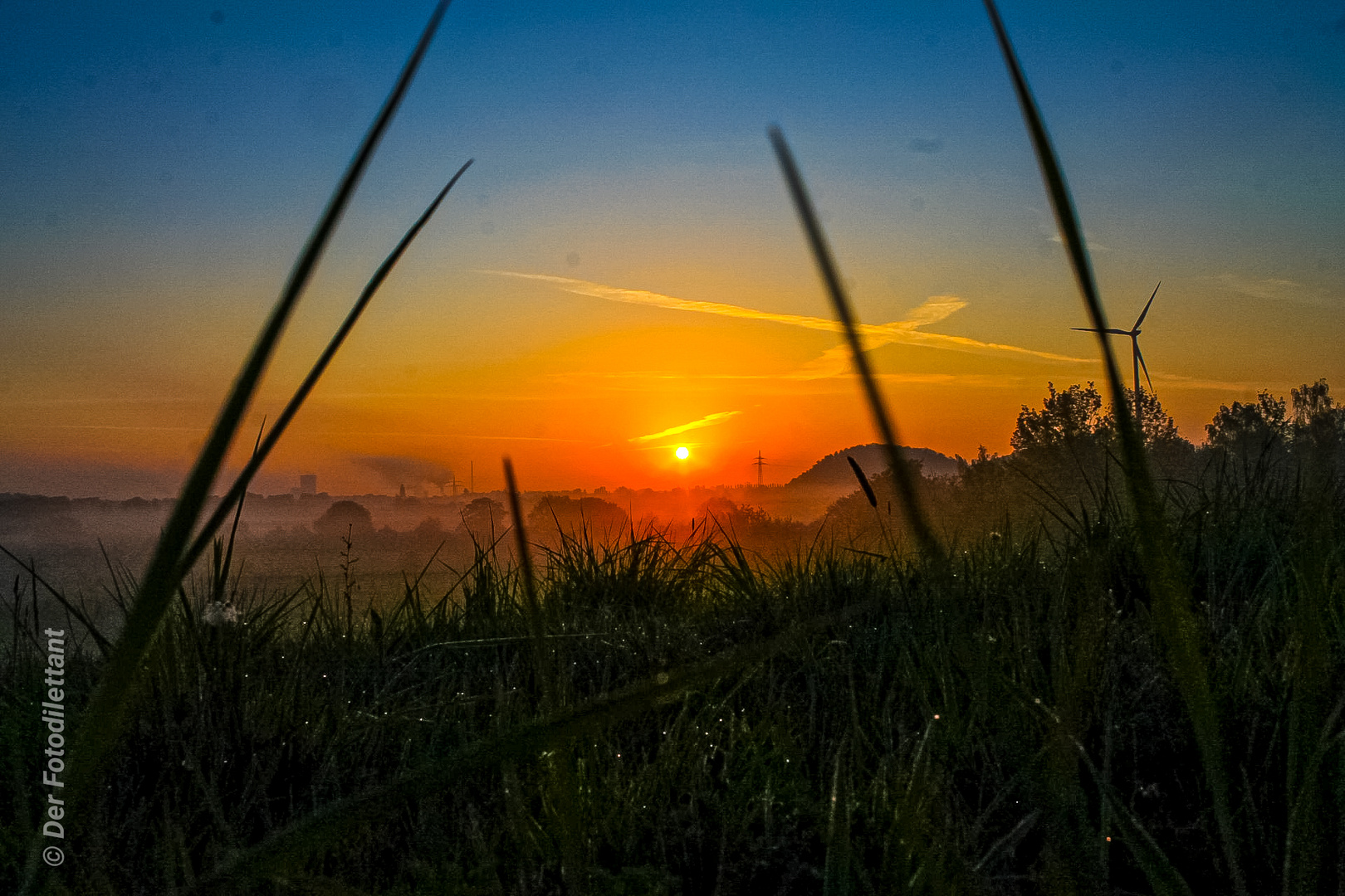 Sonnenaufgang Halde Groppenbruch, Dortmund