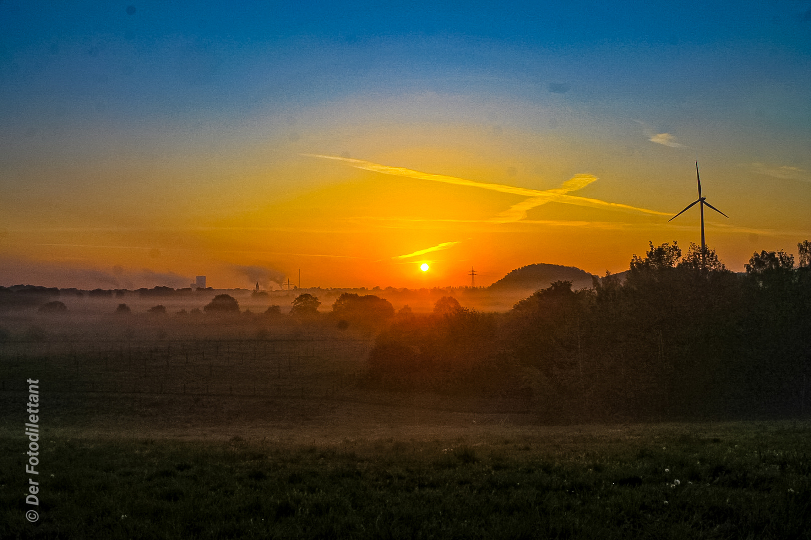 Sonnenaufgang Halde Groppenbruch, Dortmund