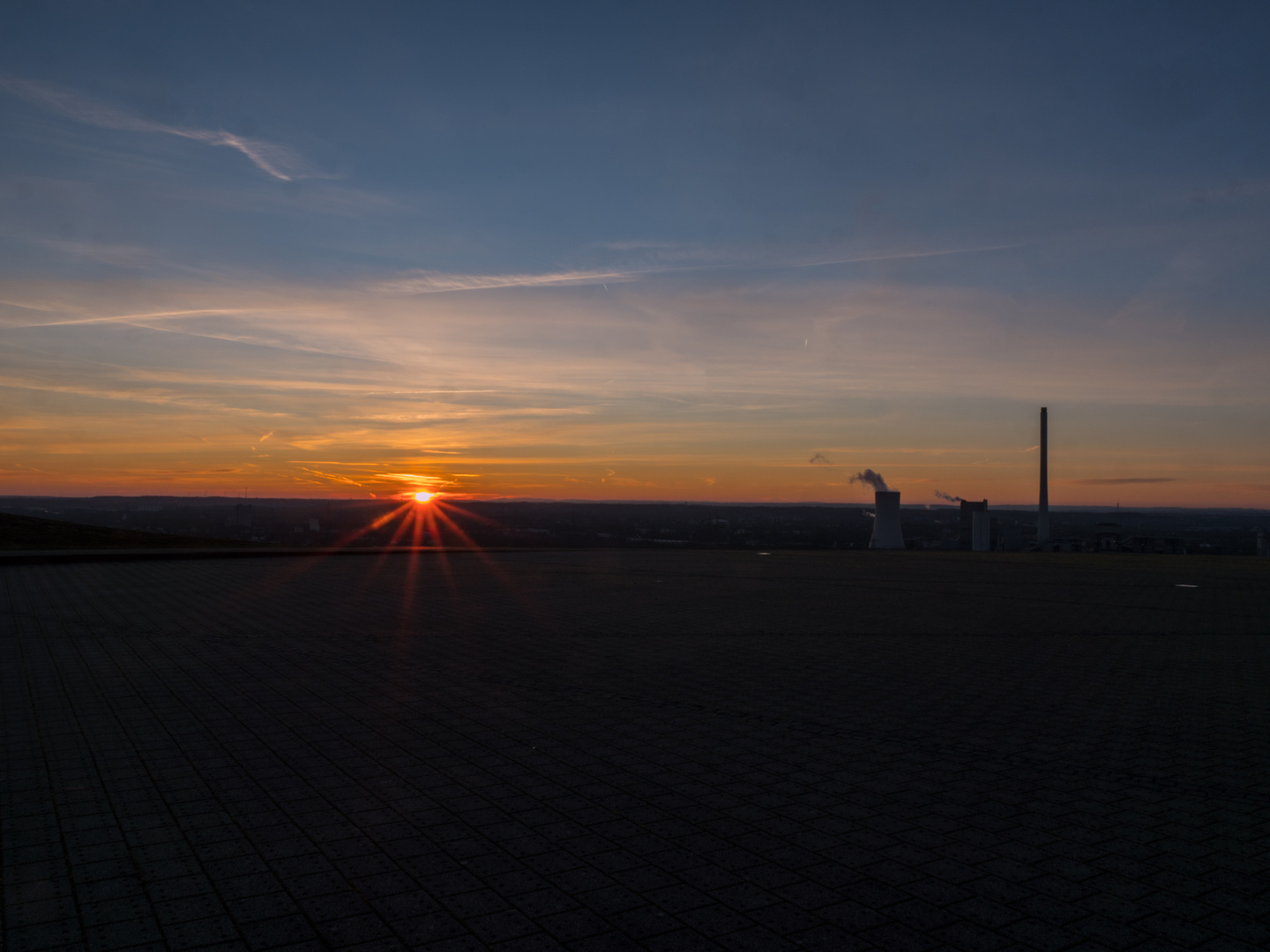 Sonnenaufgang, Halde Hoheward