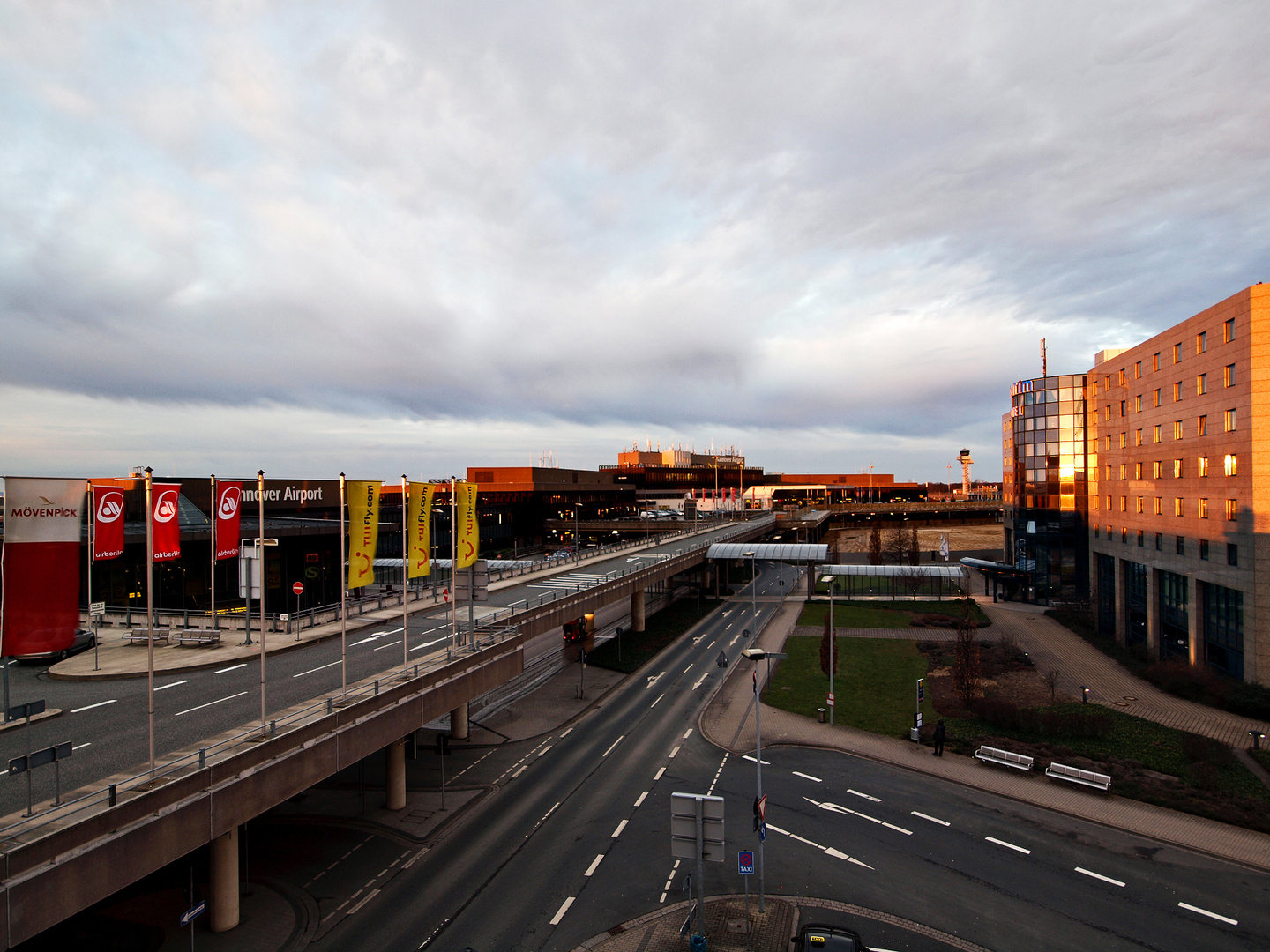 Sonnenaufgang Hannover Airport 2