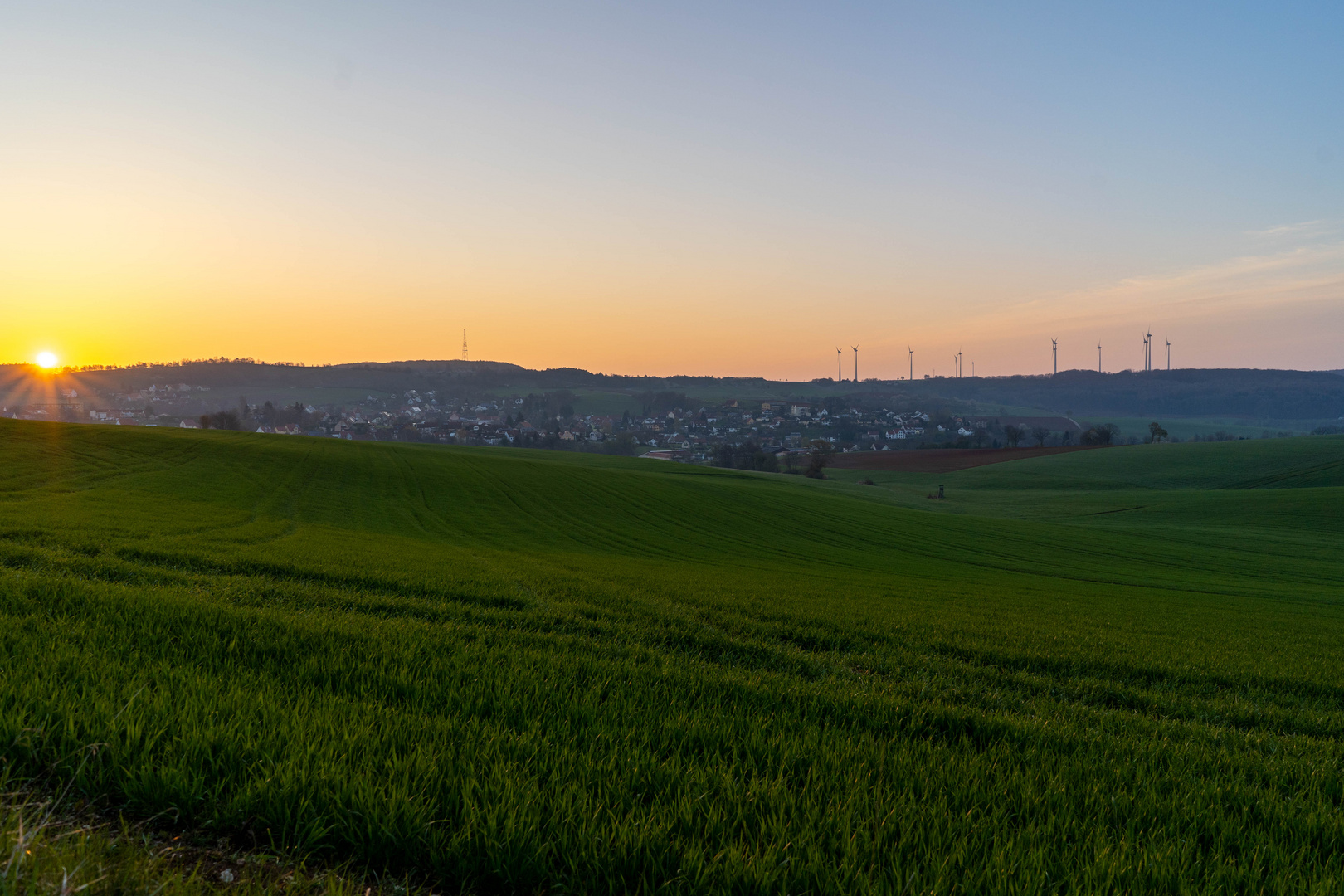 Sonnenaufgang Heidenheim