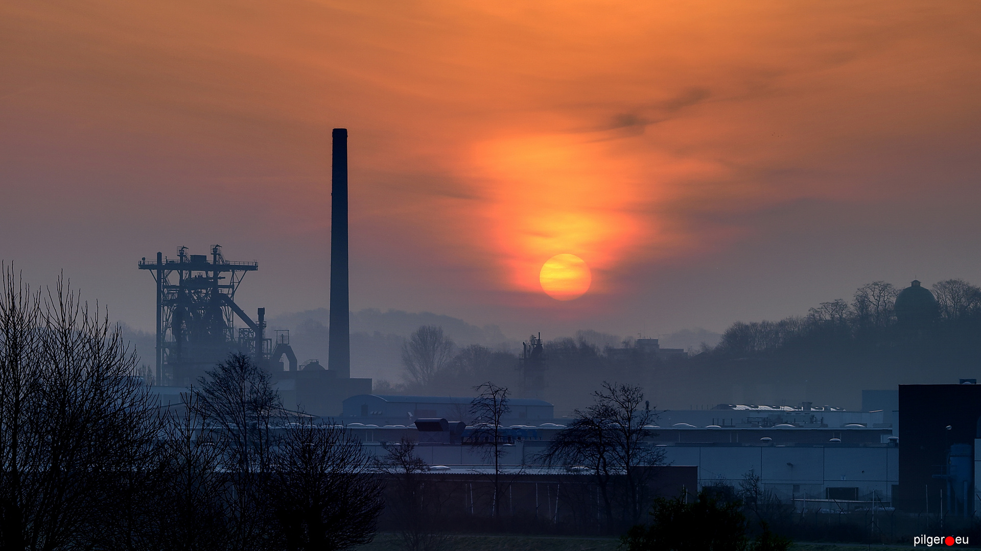 Sonnenaufgang Henrichshütte