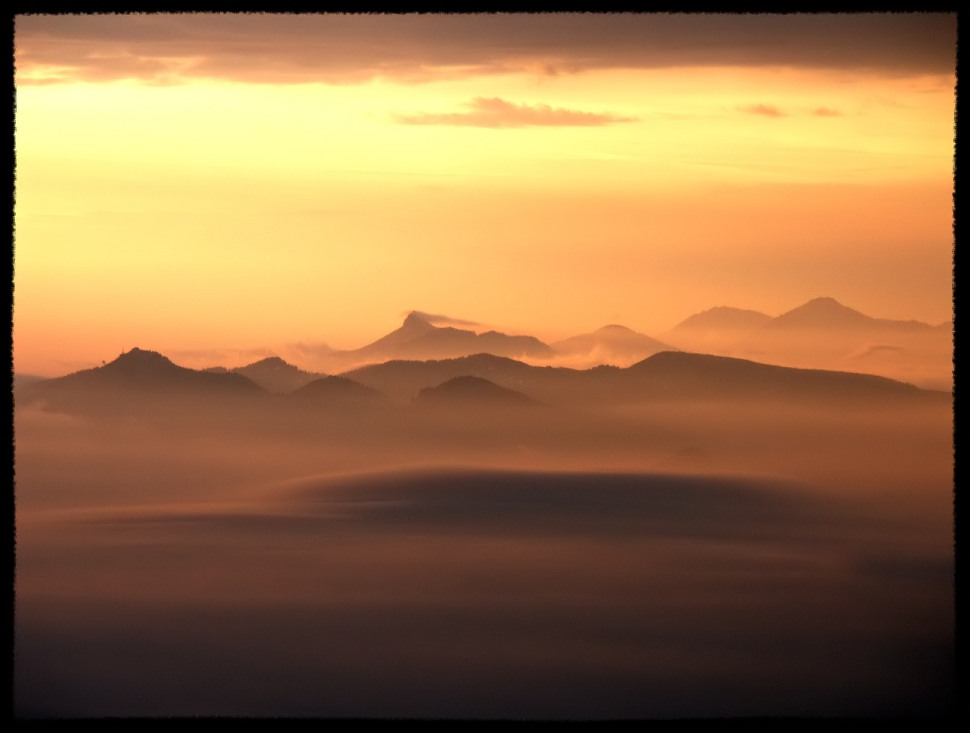 Sonnenaufgang heut morgen II