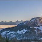 Sonnenaufgang heute am letzten Novembertag auf dem Gurnigel.