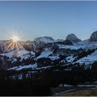 Sonnenaufgang heute am letzten Novembertag auf dem Gurnigel.