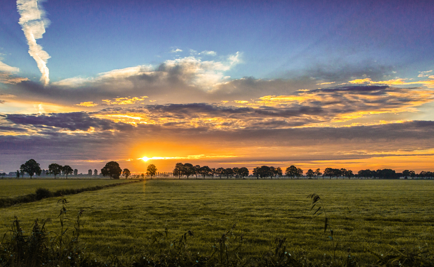 Sonnenaufgang heute morgen