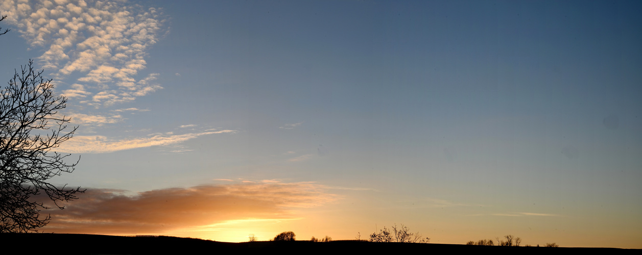 Sonnenaufgang  heute Morgen